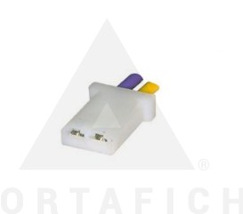 PORTAFICH FICHA 2 VIAS BLANCA ELECTROVALVULA MONZA KADETT  