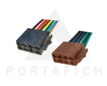 PORTAFICH FICHA 16 VIAS STEREO UNIV JGO X2  