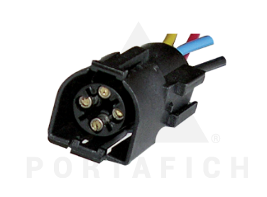 PORTAFICH FICHA 4 VIAS SENSOR A/A FORD  