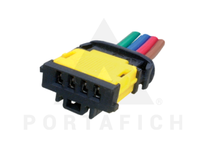PORTAFICH FICHA 4 VIAS LUZ INTERIOR PEUGEOT-CITROEN  