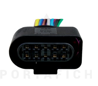 PORTAFICH FICHA 10 VIAS CONEXION OPTICAS SPRINTER-GOLF  