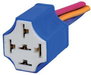 PORTAFICH FICHA 5 VIAS MINI RELAY CON CERAMICA  