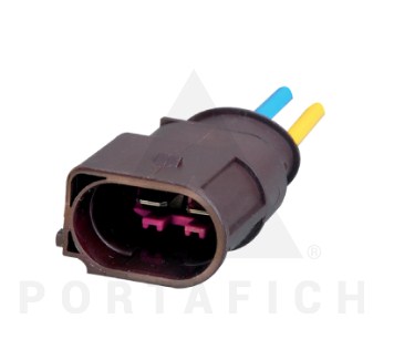 PORTAFICH FICHA 2 VIAS ELECTROVENTILADOR AUDI- VW  