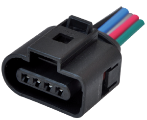 PORTAFICH FICHA 4 VIAS SENSOR DE TEMP-AIRE GOL-III-IV  