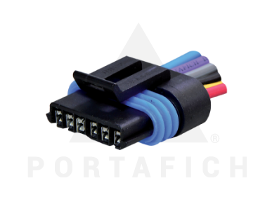 PORTAFICH FICHA 6 VIAS SENSOR FRENO VW LINEA PESADA  
